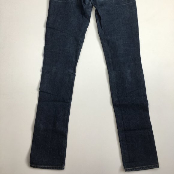 PAIGE Premium Denim Medium Wash PEG SKINNY 5 Pocket Logo Hardware Jeans - Picture 12 of 16